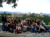 tout le groupe devant l'Alhambra