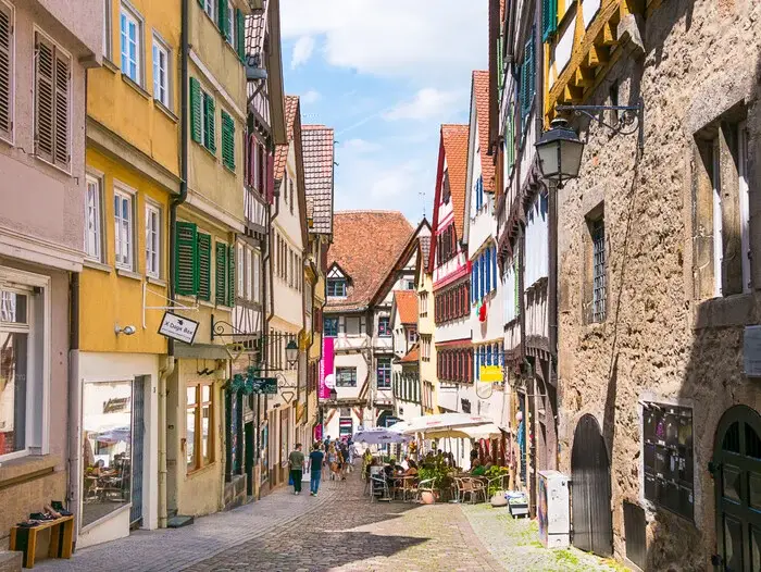 Centre Médiéval restauré à Tübingen - Aix Jumelage
