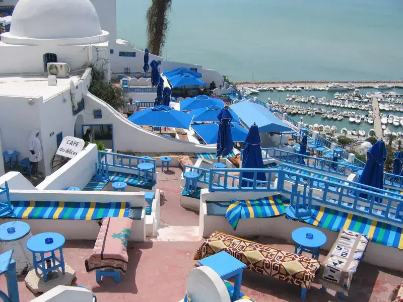 Vue sur le port de Carthage - Aix Jumelages